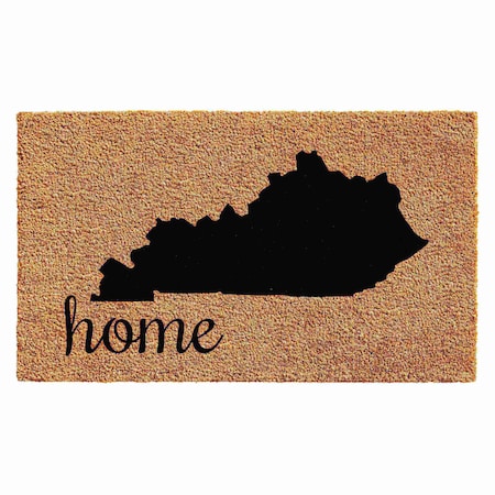 Calloway Mills Entrance Mat, Coir, Natural, Black 102861830